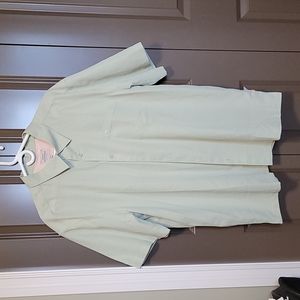 Quiksilver Waterman Collection Light green short sleeve shirt